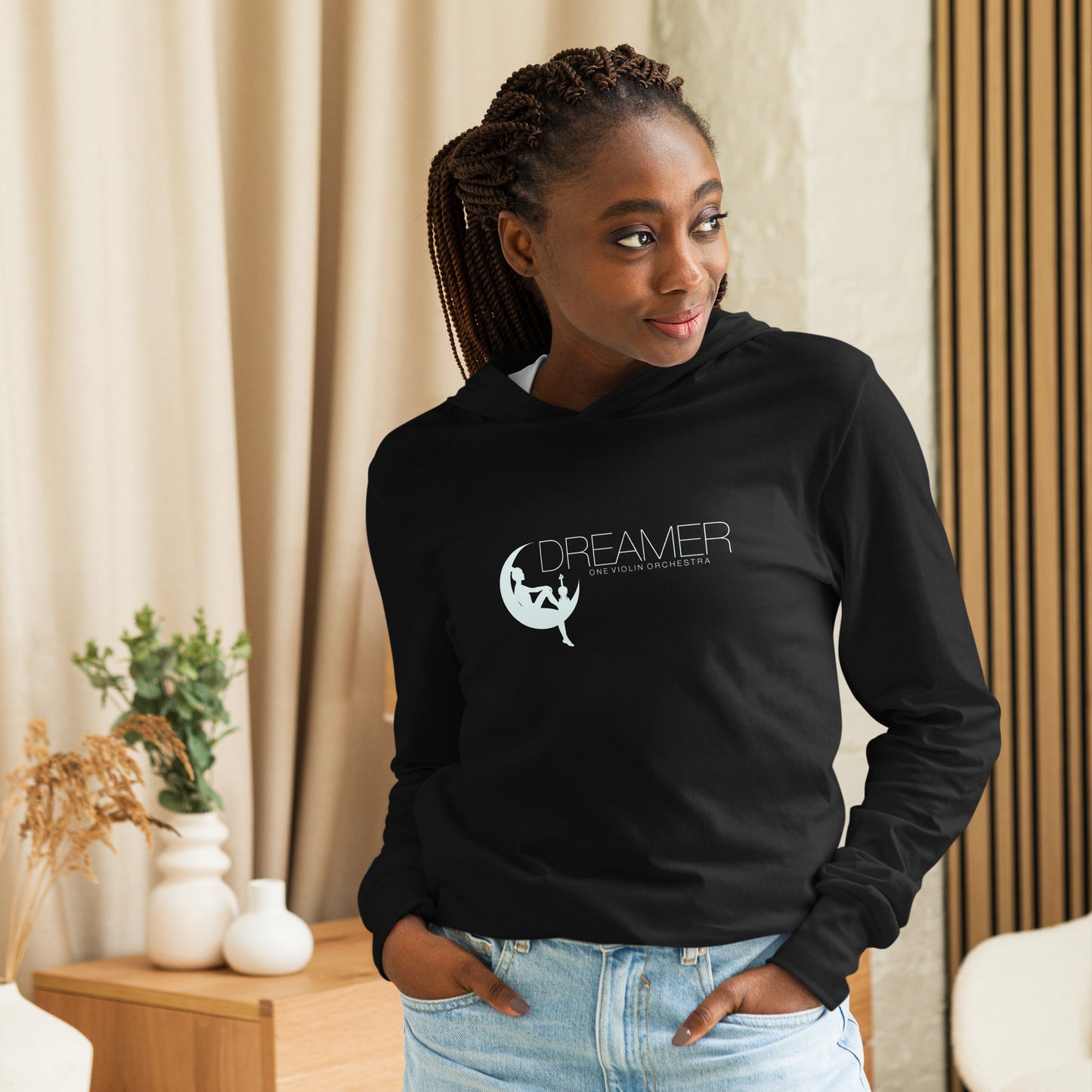 Langarmshirt mit Kapuze