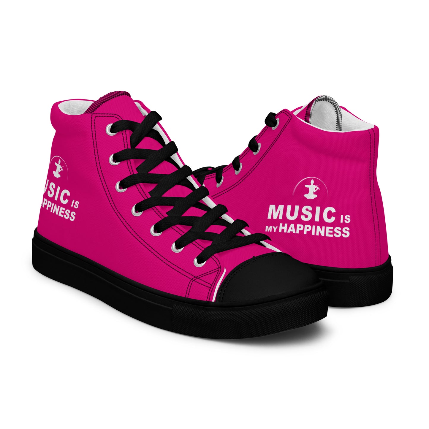 High-Top Leinenschuhe für Damen