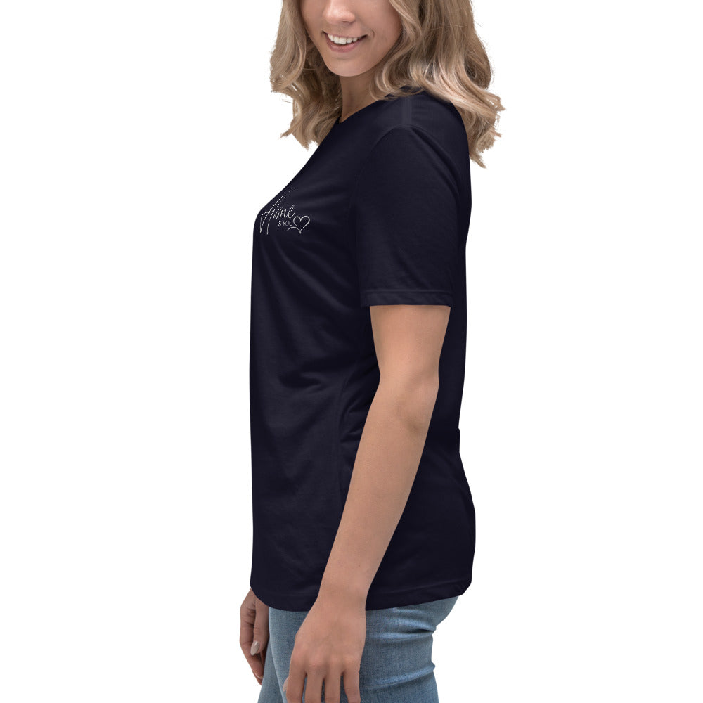 Lockeres Damen-T-Shirt "HOME IS YOU"