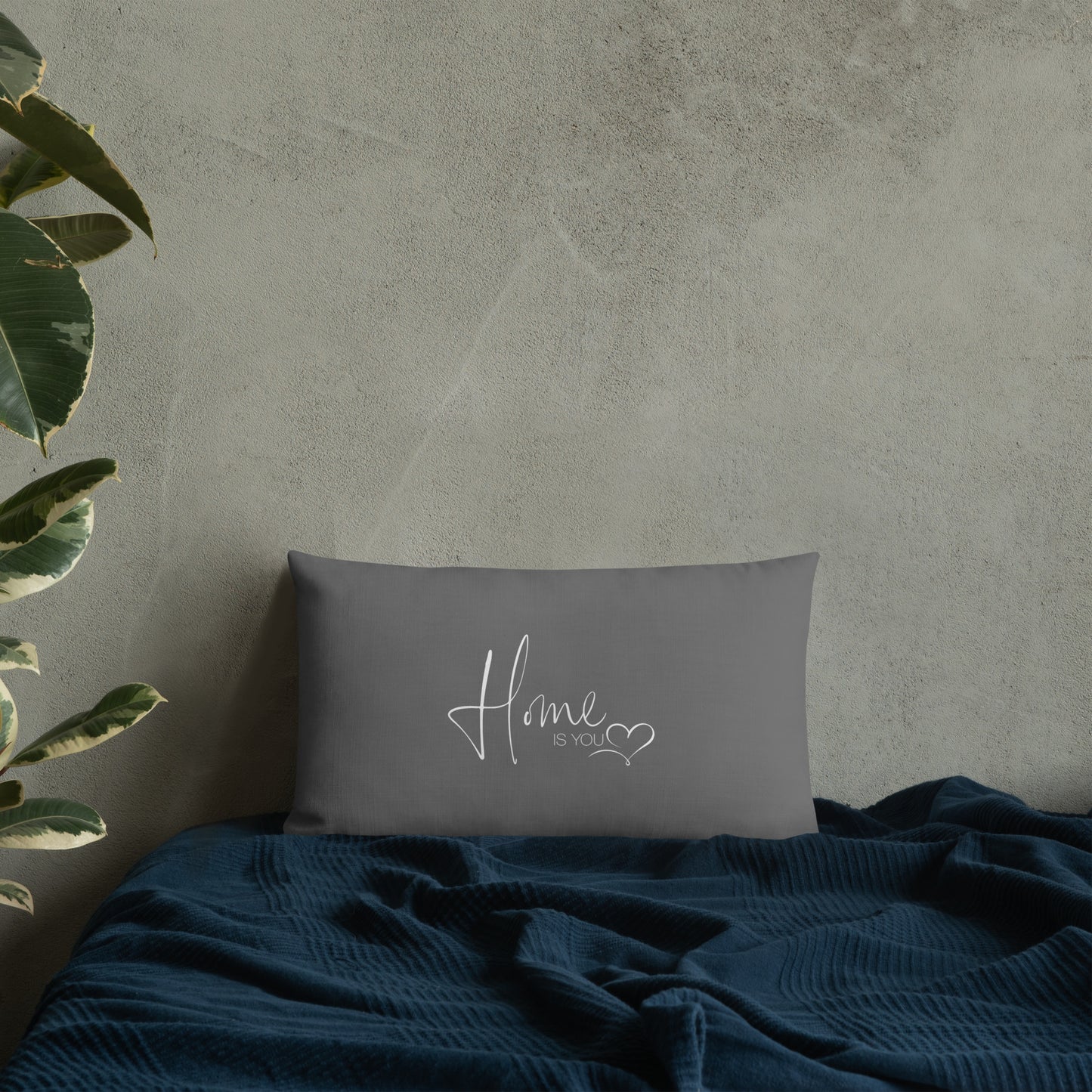 Premium-Kissen "HOME IS YOU"