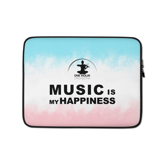 Laptop-Tasche Music is my Happiness