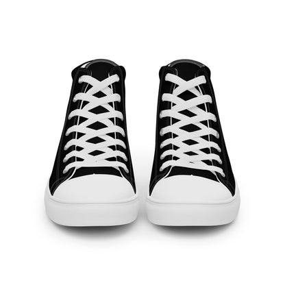 High-Top Leinenschuhe für Herren Music is my Happiness