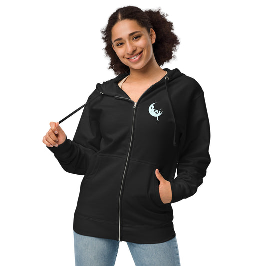 Unisex-Zip-Hoodie aus Fleece