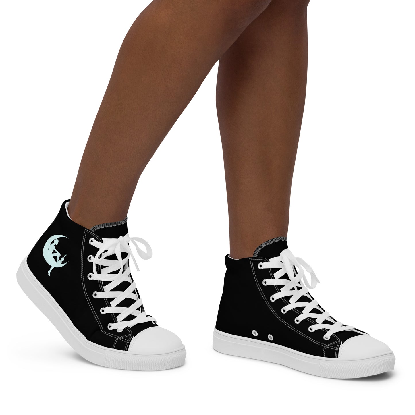 High-Top Leinenschuhe für Damen