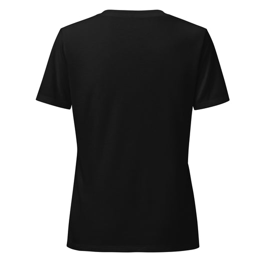 Lockeres Damen T-Shirt mit V-Ausschnitt